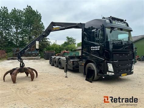 Volvo FH16 FH548 Lastbil Med Skrotkran Og Kroghejs Truck With Scrap