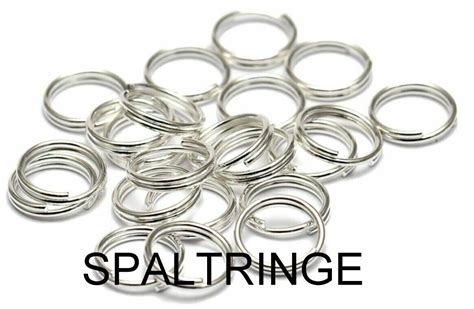 Spaltringe 5 6 7 8 10 mm Spiralringe Doppel Ringe Ösen Federringe