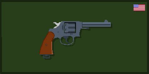 Pixilart - M1917 Revolver by KaiserNovus