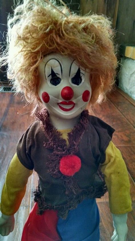 Vintage Porcelain Creepy Haunted Scary Clown Doll Oddity Not For