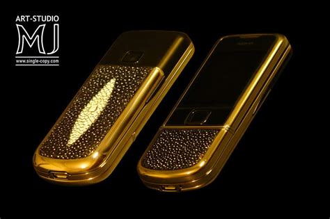 Nokia 8800 Arte Gold Diamond Limited Edtion By Mj золотые телефоны