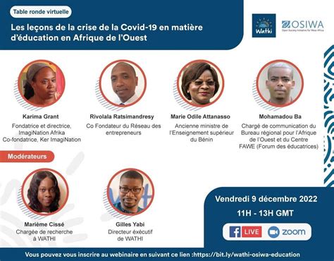 Les Le Ons De La Crise De La Covid En Mati Re D Ducation En Afrique