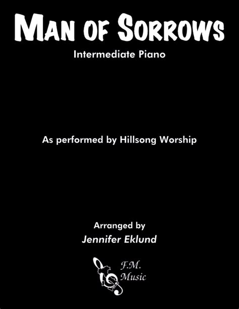 Man of Sorrows (Intermediate Piano) By Hillsong Worship - F.M. Sheet ...