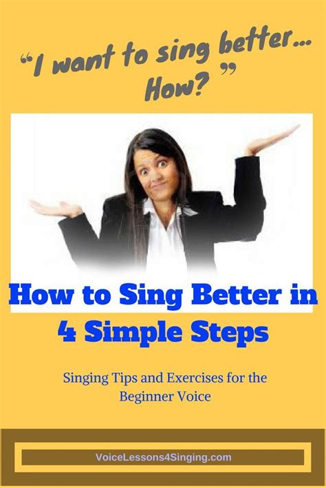 ‎how To Sing Great In 4 Simple Steps Singing Tips Singing Lessons