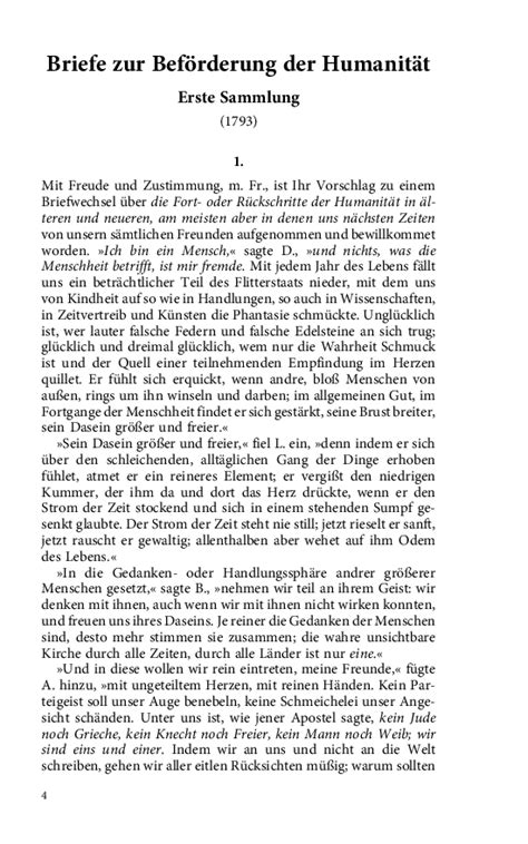 Im Buch Bl Ttern Herder Johann Gottfried Briefe Zur Bef Rderung Der