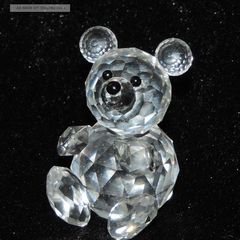 Swarovski Kristall Glas Figur B R Teddy Crystal Mm