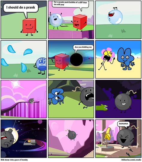 Bfdi Show 1the Quest Of Bomby Comic Studio