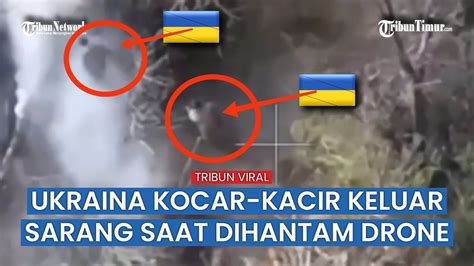 Parit Militer Ukraina Membara Kena Ledakan Drone FPV Rusia YouTube