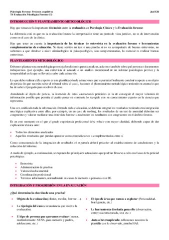 T Evaluacion Psicologica Forense Ii Pdf