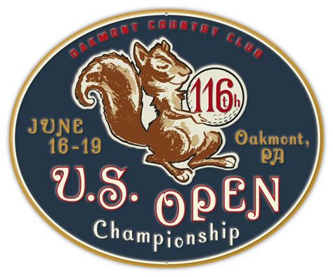 2016 Us Open At Oakmont Country Club Pub Sign By Lee Wybranski