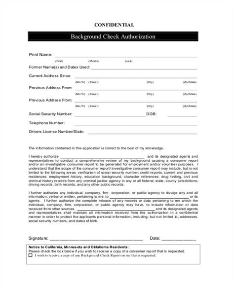 Check Authorization Form Authorizationform Net