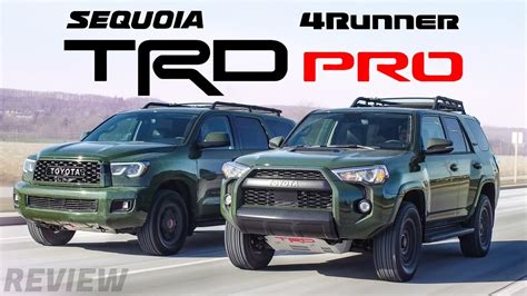 Suvs Toyota Trd Pro De 3 Filas Sequoia Vs 4runner