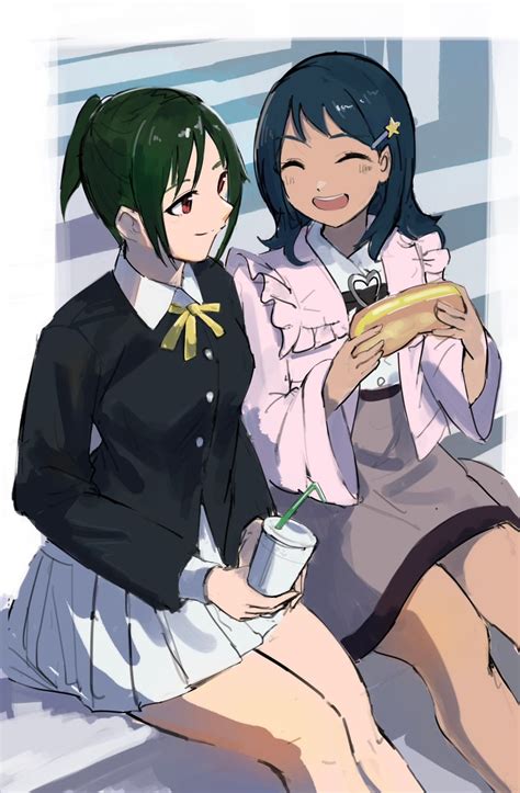 Mifune Shioriko And Aira Love Live And 1 More Drawn By Popupi 12