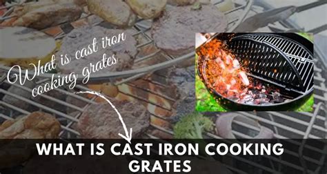 What is cast iron cooking grates - SKILLED GRILL