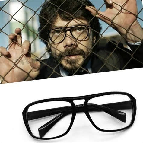 Drama La Casa De Papel El Profesor Glasses Money Heist Cosplay Props Eyewear Salvador Dali