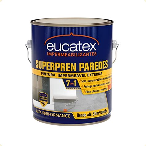 Tinta Para Parede Com Humidade - Tinta Parede Impermeável para Umidade 3,6l Superpren Branca | Shopee Brasil