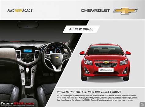 2013 Chevy Cruze Facelift Launched In India 1375 Lakhs Team Bhp