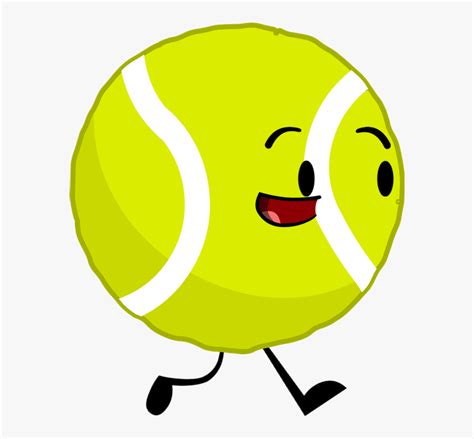 Tennis Ball Pose - Bfdi Tennis Ball Png, Transparent Png - kindpng