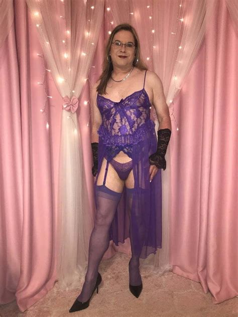 TV Joanie A Mature TV Wears Her Purple Passion Photo AShemaletube