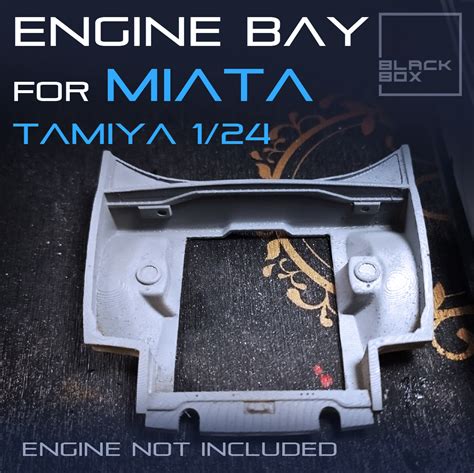 3d File Engine Bay For Mazda Miata For Tamiya 124 🚗・3d Printing