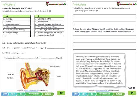 natural sciences technology grade 4 worksheets teacha - natural sciences technology grade 4 ...