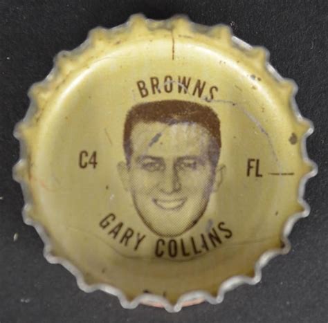 This Coca Cola Bottle Cap Is From 1965 And Depicts NFL Player Gary