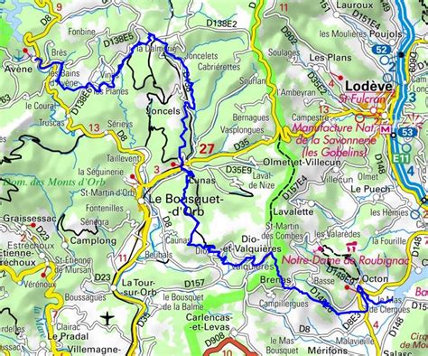 EDLAS Le Chemin Des Deux Lacs AVENE SALAGOU Geologica Rando