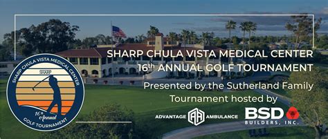 16th Annual Sharp Chula Vista Medical Center Golf Tournament Campaign