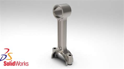 Solidworks Tutorials 48 How To Make A Connecting Rod In Solidworks By