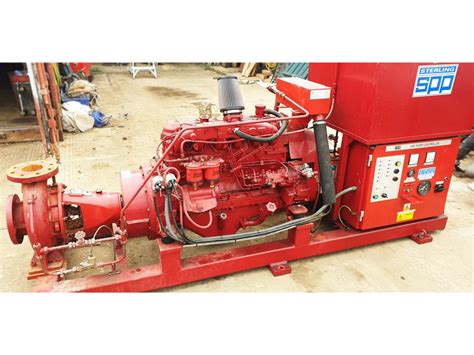 Used SPP KP10X LPCB Approved Fire Pump Stuart Pumps Ltd