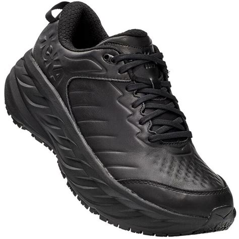 Hoka One One Men's Bondi SR Wide Running Shoes - Black | elliottsboots