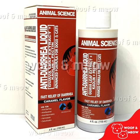 Anti Diarrhea Liquid 118ml For Dogsand Cat Guava Leaf Extract Kaolin