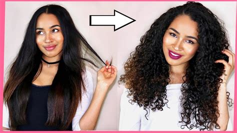 My Straight To Curly Hair Routine Curls Revert Back No Heat Damage