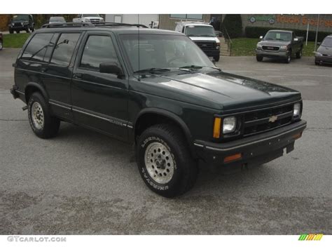 Forest Green Metallic 1994 Chevrolet S10 Blazer 4x4 Exterior Photo