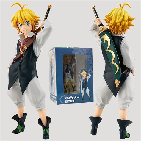 16cm The Seven Deadly Sins Dragon s Judgement Meliodas Anime PVC Japonês Ação Hentai Figura