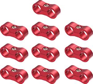 Amazon X AUTOHAUX 10pcs Car AN6 14mm Hose Separator Clamp Oil Line