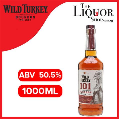 1l Wild Turkey 101 Proof Bourbon Whisky Lazada Singapore