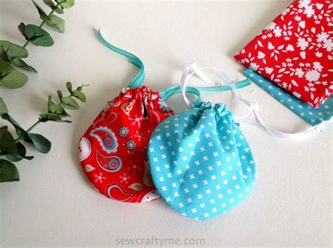 Diy Drawstring Pouch Easy Sewing Project Sew Crafty Me