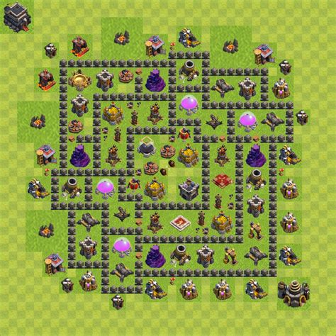 Town Hall Farming Base Layout