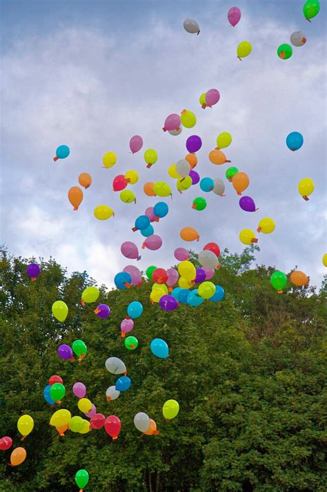 Floating Balloons Free Stock Photo Public Domain Pictures