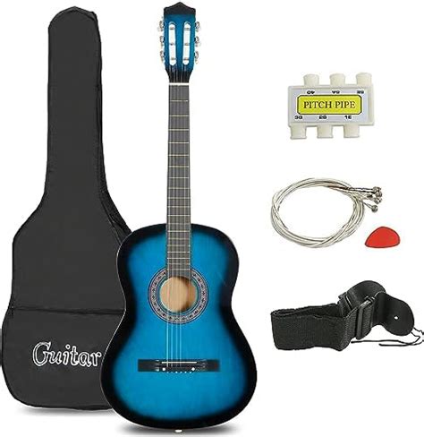 Zeny 38 Inch Acoustic Guitar Full Size Beginners Package