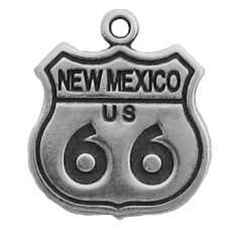 Sterling Silver 7 45mm Charm Bracelet With Attached 3d New Mexico