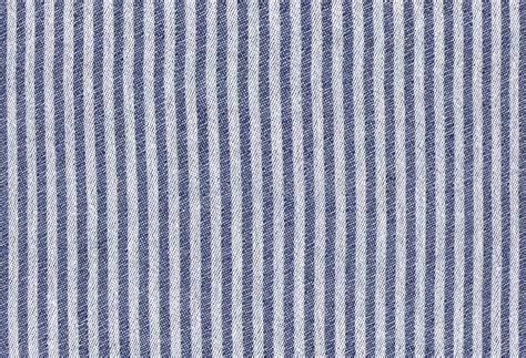 Striped Cotton Fabric For Background In Blue Color And White Stock