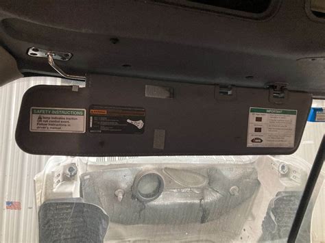 2015 Freightliner Cascadia Interior Sun Visor For Sale Winimac IN