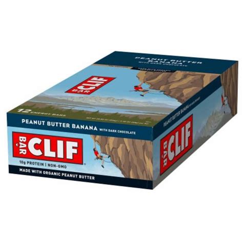 Clif Bar® Peanut Butter Banana With Dark Chocolate Protein Bars 12 Ct Kroger