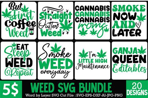 Weed Svg Bundle Weed Sublimation Bundle Weed Svg Bundle Quotes By Rana