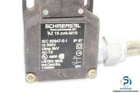 Schmersal Az Zvrk M Safety Switch Platinum International