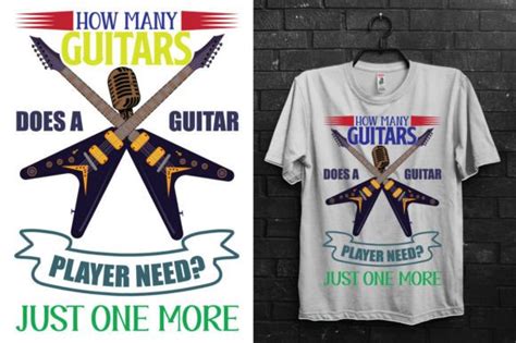 How Many Guitars Graphic By Smcreator · Creative Fabrica