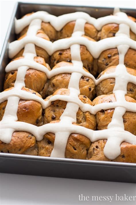 Chocolate Chip Hot Cross Buns One Sweet Mess