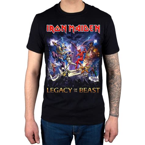 Iron Maiden Legacy Of The Beast 2022 Tour Music Dates Tshirt